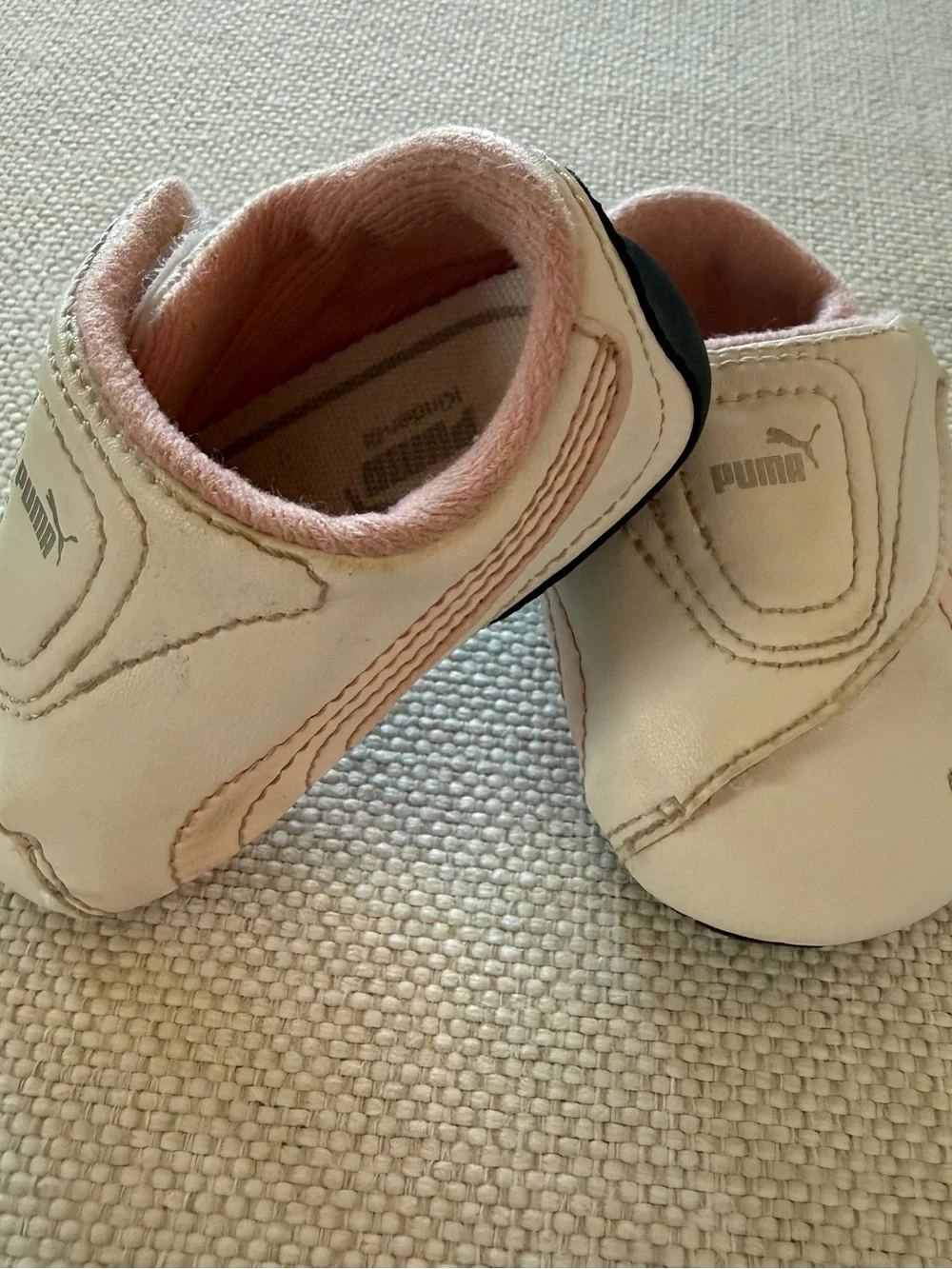 Puma Drift Cat II Crib Infant Sneakers White and Pink - Size 1